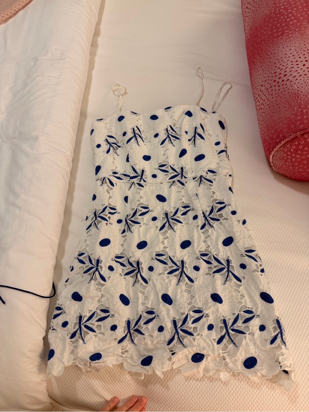 MILLY white embroidered dress - Picture 2 of 2